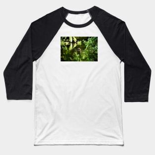 Jungle Duck / Swiss Artwork Photography Baseball T-Shirt